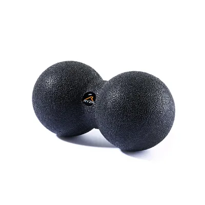 Produktbild von RYZR Peanut Faszien Duo Ball aus EPP - 8 cm Doppelball für Rücken, Nacken & Wirbelsäule