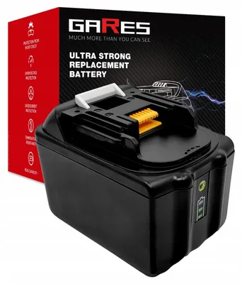 Obrázek produktu pro Gares Náhradní baterie pro Makita BL1811G BL1813G BL1815G 196367-3 | 18 V 5 Ah Inny | Vysokovýkonná baterie pro robotický vysavač | Kompatibilní s Makita BL1811G BL1813G BL1815G 196367-3 | Prémiová kvalita