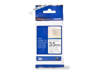 Obrázek produktu pro Brother TZE-N201, TZ, Čína, 5 rok/roky, 3,5 mm, 8 m, 18 mm