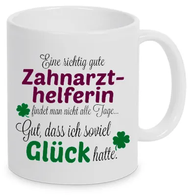 Produktbild von TassenKing Tasse - Eine gute Zahnarzthelferin... - Tasse - Kaffeebecher - Tasse mit Spruch