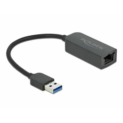 Produktbild von Delock Adapter USB Typ-A Stecker zu 2,5 Gigabit LAN kompakt