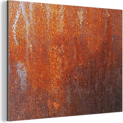 Obrázok produktu pre Nástenná dekorácia Kovový kovový obraz Wall Art 120x90cm Vintage - hrdza - kov Muchowow Hliníkové obrazy