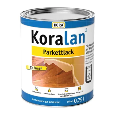 Produktbild von KORA Koralan Parkettlack 0.75 Liter Farblos