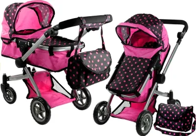 Zdjęcie produktu dla ND24_3815 Wozek dla lalek Alice Gleboki, Spacerow