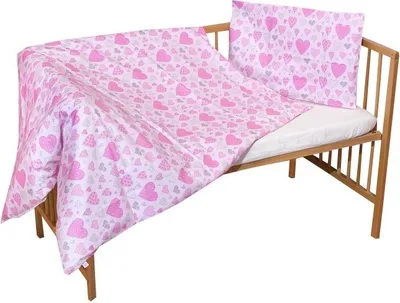 Obrázek produktu pro COSING 2-dílná sada povlečení Sleeplease - SRDCE RŮŽOVÁ