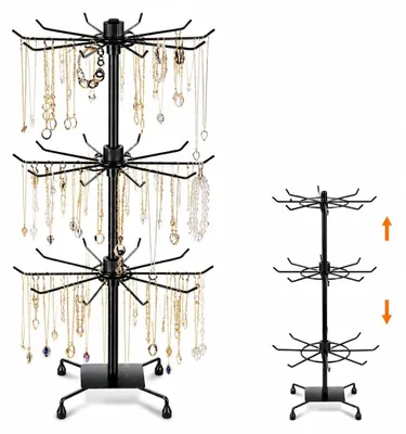 Zdjęcie produktu dla Solidchoice - Elegancka podставка do biżuterii z 3 poziomami