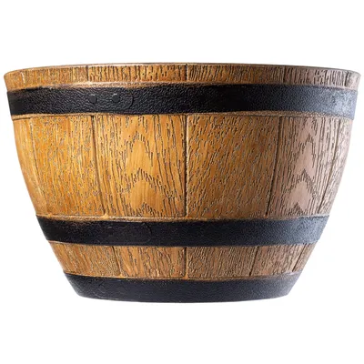 Image de KADAX Pot de fleurs en plastique "Arro", intérieur et extérieur, cache-pot pour fleurs, marron clair, 33cm