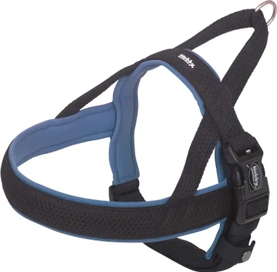 Produktbild von Nobby Norwegergeschirr Mesh Preno blau, Größe: M-L / Breite: 25/35 mm