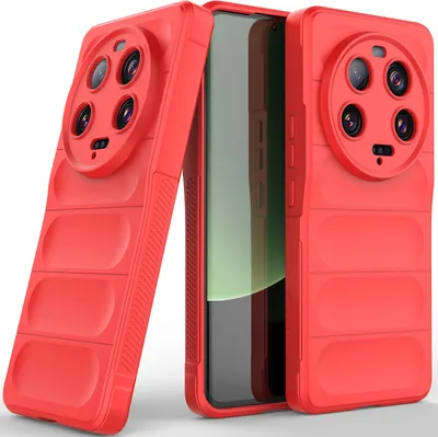 Produktbild von Handyhülle für Xiaomi 13 Ultra Weich TPU Silikon Stossfest Anti-rutsch Hülle Rot