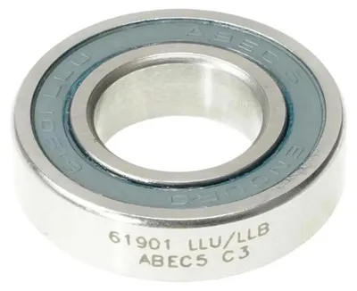 Produktbild von Enduro Bearings Bb 61901 Llu/llb C3 Abec-5 Radial Lager Silber 12 x 24 x 6 mm Silber 12 x 24 x 6 mm