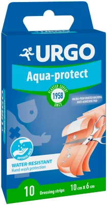 Zdjęcie produktu dla Urgo Aqua Protect Zmywalny I Wodoodporny Plaster 10 Szt. 10 Cm X 6 Cm