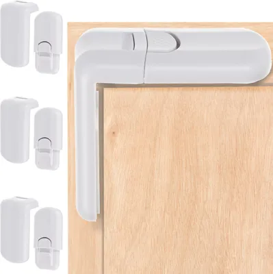 Image de Malatec Protection d'armoire blanche 4 pièces