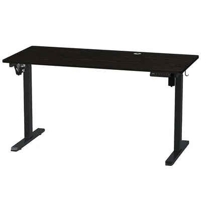 Obrázek produktu pro Elektricky nastavitelný psací stůl 160x60cm Herní nastavení výšky Černý