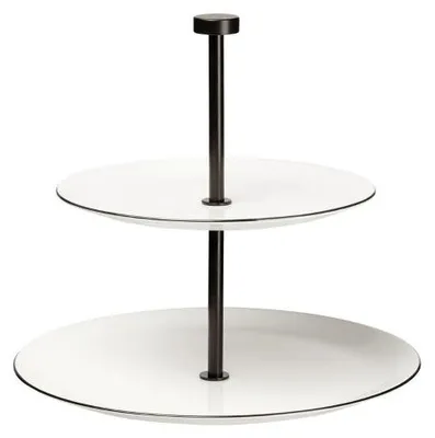 Produktbild von Asa Etagere A Table Ligne Noire 2-stufig (26,5x23,5cm)
