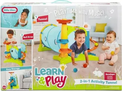 Immagine prodotto di Tunnel attività 2 in 1 Little Tikes