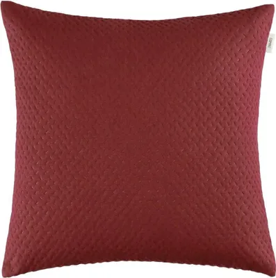 Produktbild von Esprit Zierkissenhülle ohne Füllung Harp Structure darkred Größe 45x45