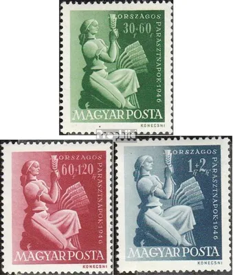 Produktbild von Briefmarken Ungarn 1946 Mi 960-962 (kompl.Ausg.) postfrisch Landwirtschaft