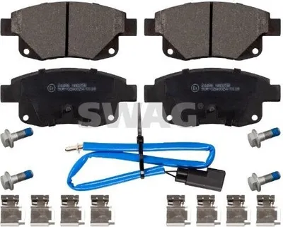 Produktbild von SWAG Bremsbeläge Satz Hinten Bremsklötze für FORD Transit Mk6 Kasten (V347, V348, FA) 50 91 6701