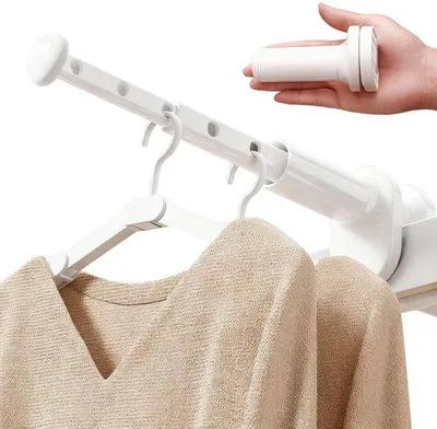 Produktbild von Kleinerer Wäschetrockner, kleiner Wäscheständer, Reisekleidung, Trockenständer, stabiler Wandtrockner, Ausziehtrockner, Kleiderbügel bis 7 Reisekleidung, Camping, Badewanne, Balkon