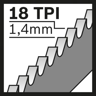 Produktbild von Säbelsägeblatt S 1122 EF, Flexible for Metal, 25er-Pack