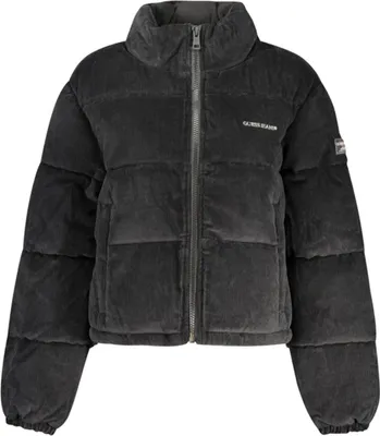 Produktbild von Elegante Damenjacke Schwarz mit Stickerei & Reißverschluss