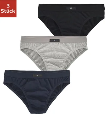 Produktbild von H.I.S. Slip 3 -teilig marine, grau-meliert, schwarz Größe L