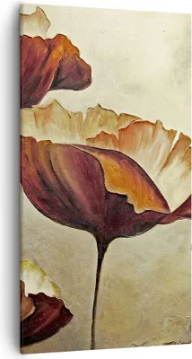 Produktbild von Bild auf Leinwand - Leinwandbild - Mohn Blume Wiese - 55x100cm - Wand Bild - Wanddeko - Wandbilder - Leinwanddruck - Bilder - Kunstdruck - Wanddekoration - Leinwand bilder - Wandkunst - PA55x100-3760