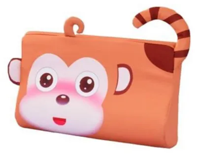 Produktbild von Kinderkissen Affe 60x40 cm Ergonomisch Memory Schaum Waschbar