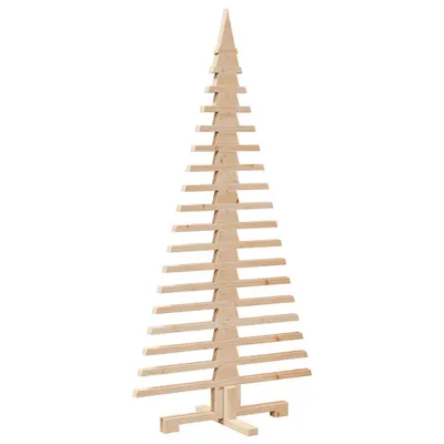 Zdjęcie produktu dla Drewniana choinka świąteczna do dekoracji 150 cm, lite drewno sosnowe