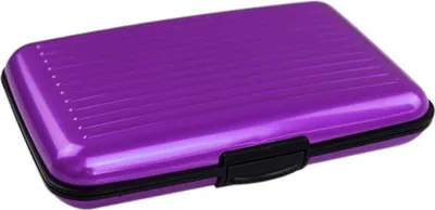Produktbild von Jumada's - Kartenhalter - Geldbörse - Anti-Skimming-Kreditkartenhalter - Geldknip - Lila - Aluminium