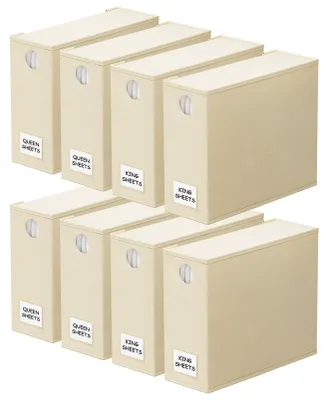 Produktbild von 8-teiliges Set von Organizer-Boxen für Schränke und Betten mit Fenster