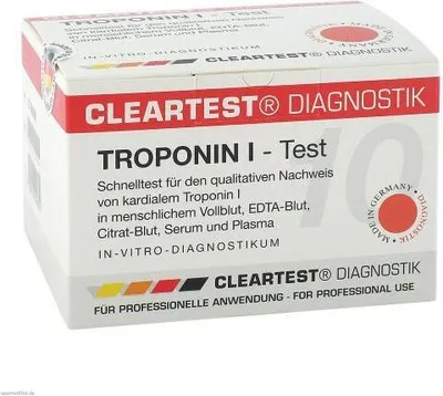 Immagine prodotto di Troponina Infarto Test Cleartest 10 St