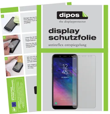 Produktbild von 2x Schutzfolie für Samsung Galaxy A6 matt Displayschutzfolie Display Schutz
