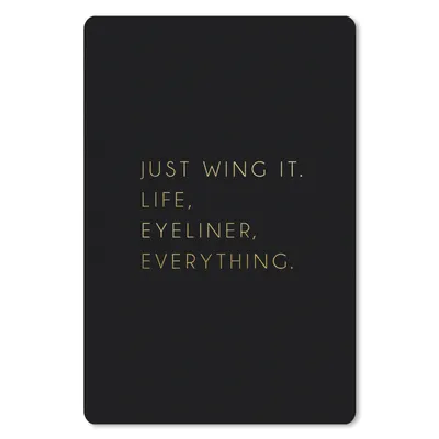 Produktbild von MuchoWow® Mauspad Mousepad Zitate - Motivation - Gold - Schwarz 18x27 cm - Mousepads - Maus Mat - Pad - Mausunterlage