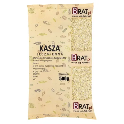 Zdjęcie produktu dla Kasza jęczmienna średnia 500g Brat.pl