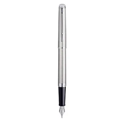 Produktbild von Waterman Hémisphère Füller | Edelstahl mit Chromzierteile | Füllfederhalter Mittlere Spitze | Geschenkbox
