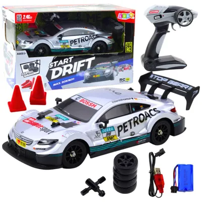 Immagine prodotto di Auto da corsa Drift Car Rc Silver 30Km/H 1:16