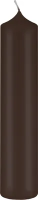 Produktbild von Altarkerzen 10% BW Anteil (Bienenwachs Kerzen) Chocolate Schokolade 200 x Ø 90 mm, 4 Stück, Kerzen mit Dornbohrung in RAL Kerzengüte Qualität