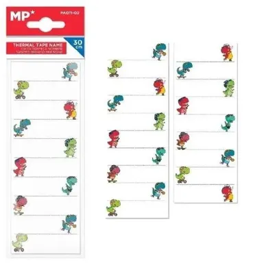 Obrázok produktu pre Nášivka na podpisovanie oblečenia – Dinosaury