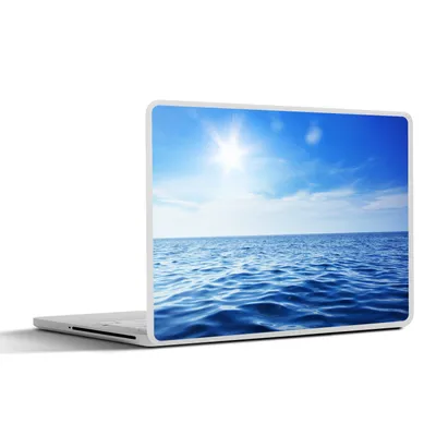 Produktbild von MuchoWow® Laptop Aufkleber Sticker Cover Meer - Sonne - Himmel 36.5x27.5 cm - Laptop-Sticker