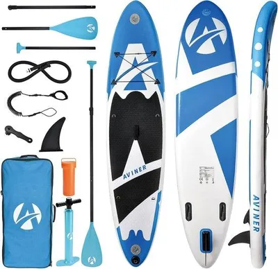 Produktbild von Famanu SUP-Board Set 150KG - Komplett mit Premium-Zubehör für stabiles Paddeln