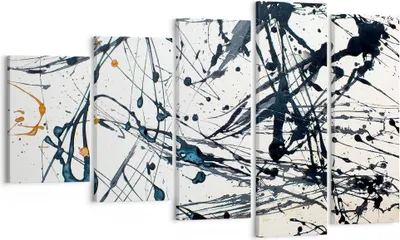 Produktbild von Bild auf Leinwand - Leinwandbild - Abstraktion modern - 100x60cm - Wand Bild - Wanddeko - Leinwanddruck - Bilder - Kunstdruck - Wanddekoration - Leinwand bilder - Wandkunst - EG100x60-3442