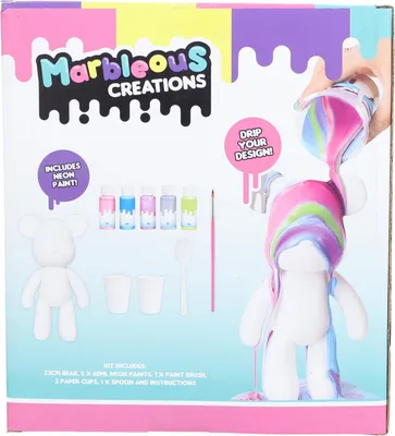Produktbild von Gear2Play Marble Bear Gietverf set, Bastelset für Kinder, 5 Jahr(e), Mehrfarbig