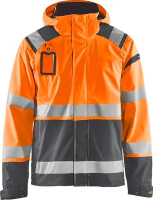 Produktbild von Blakläder® High Vis Shell Jacke High Vis 4987 1987 in div. Farben, Farbe:orange/marineblau, Größe:L