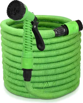 Obrázek produktu pro RealG RC-K-2234 Zahradní flexi hadice 1/2'' 7,5 - 22,5 m, pistole, zelená