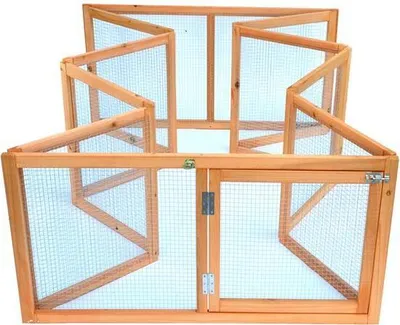 Produktbild von Freigehege Purzel natur faltbar 200 x 123 x 53 cm