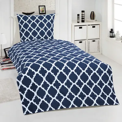 Produktbild von Renforcé Bettwäsche Maroc Design 135x200 80x80 cm