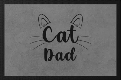 Produktbild von Cat Dad Fußmatte Katzen-Papa Geschenk Katzenliebhaber Katzenbesitzer Katzen Kätzchen