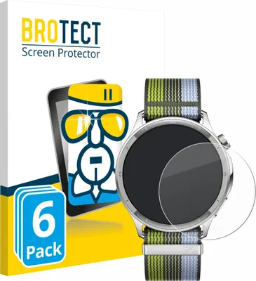 Produktbild von 6x BROTECT Schutzglas für Oppo Watch S Schutzfolie Panzer Folie Glas Display Schutz klar