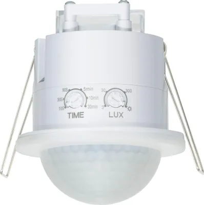 Produktbild von Bewegungsmelder 360° 20m Unterputz Decke Außen Infrarot Sensor weiß IP54 SEBSON